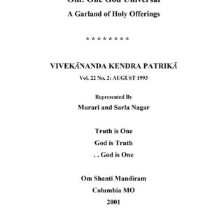 Om,One God Universal,Patrika