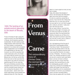 Onec,Omnec,From Venus I came(Interview)