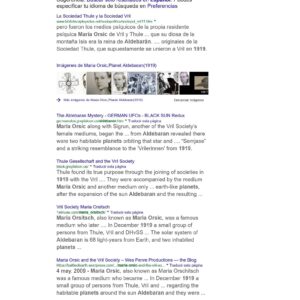 Orsic,Maria,Contact planet Aldebaran 1919