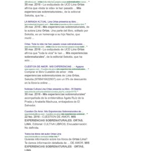 Ortas,Lina,Mis experiencias sobrenaturales