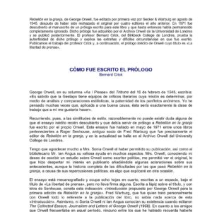 Orwell,George,Rebelion en la granja