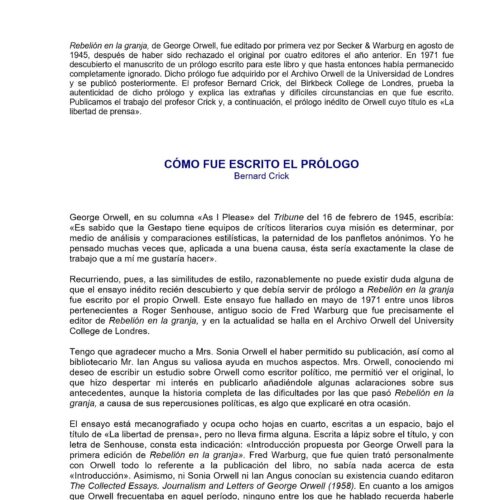 Orwell,George,Rebelion en la granja - Imagen 1