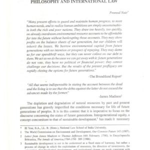 Our obligations toward posterity