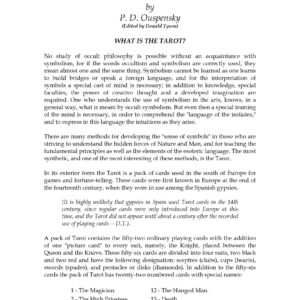 Ouspensky,The Symbolism of the Tarot