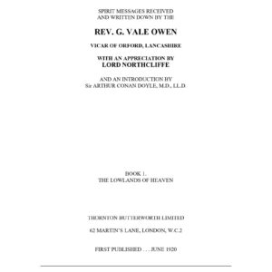 Owen,G.Vale,The lowlands of heaven