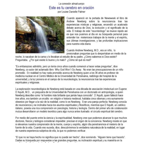 Palmer,Tu Cerebro en Oracion - Imagen 1