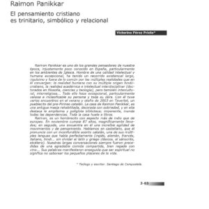 Panikkar,Entrevista,V.Perez Prieto