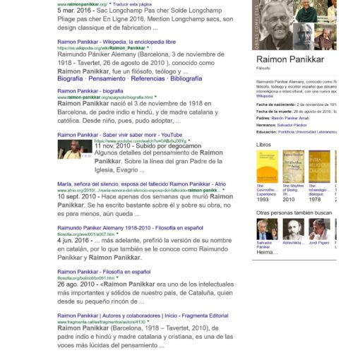 Panikkar,Raimon - Imagen 1