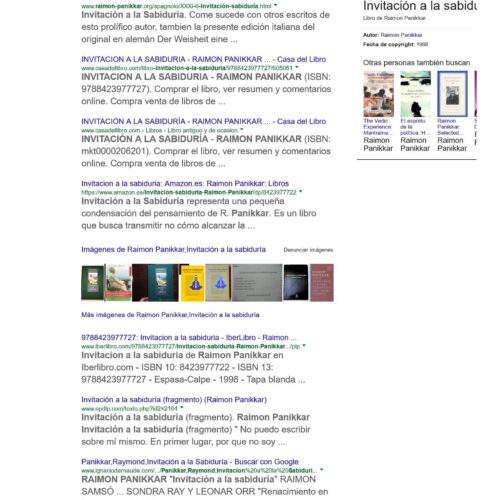 Panikkar,Raymon,Invitacion a la sabiduria - Imagen 1