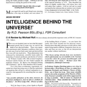Pearson,Intelligence behind the universe,M.Roll,FSR94V39N4
