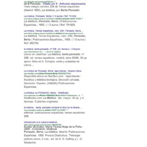 Pensado,Berta,La mistica