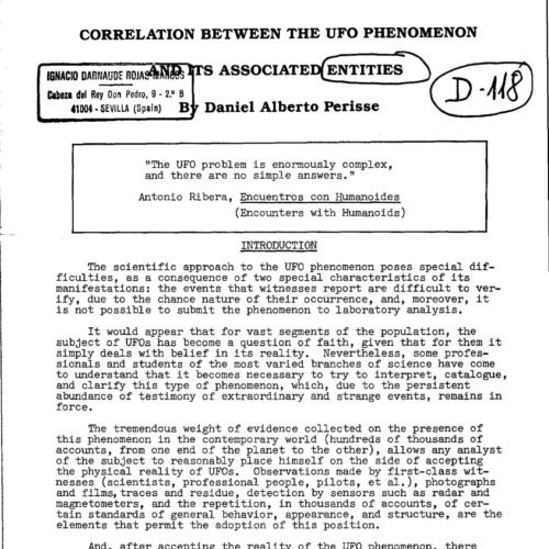 Perisse,Humanoids and UFOs - Imagen 1