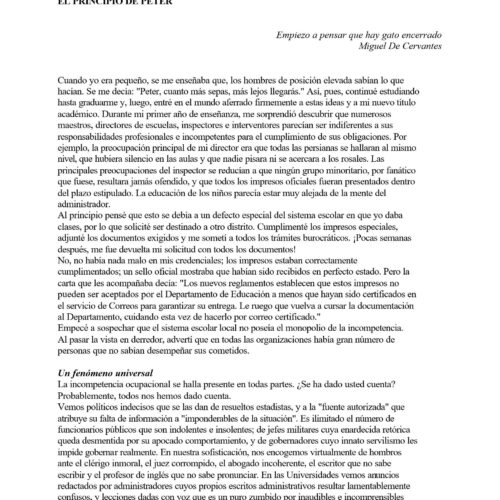 Peter-Hull,Principio de Peter - Imagen 1