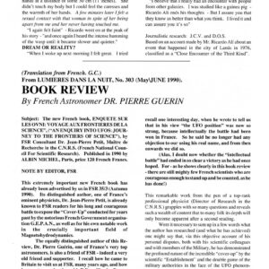 Petit,Enquete sur OVNI,1990,P.Guerin,FSR91V37N1