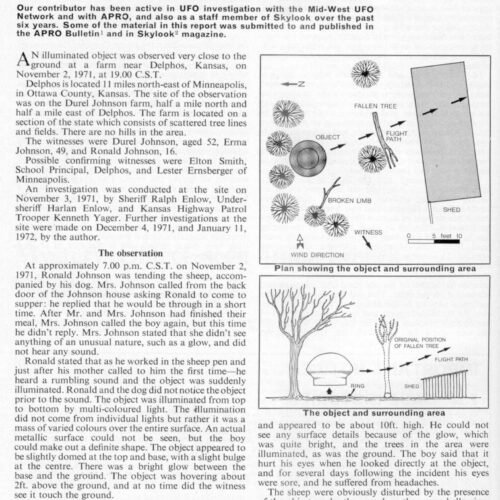 Phillips,Landing 1971,Delphos,Kansas,FSR-CH 1972 N 9 - Imagen 1