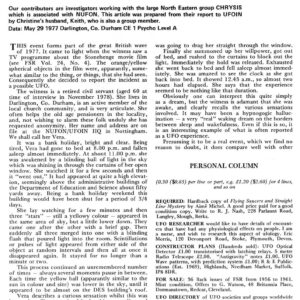 Pickett-Benson,UFO 1977,Britain,FSR79V25N2