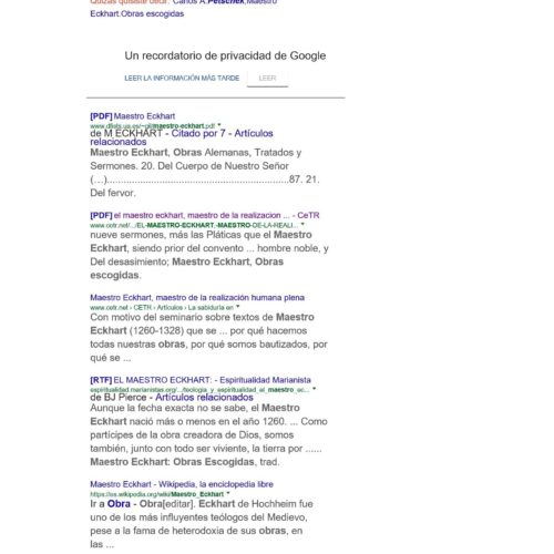 Pietschek,Carlos A.,Maestro Eckhart.Obras escogidas - Imagen 1