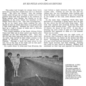 Pitlo-Sievers,Landing and fire 1965,South Africa,FSR-SI 1966 N 1,Humanoids