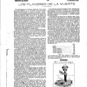 Placeres de la muerte,1902