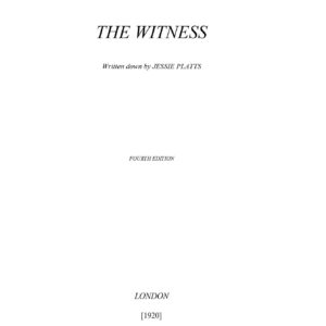Platts,The Witness