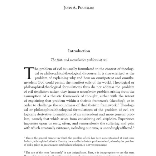 Plotinian solution to the problem of evil,J.A. Pourtless - Imagen 1