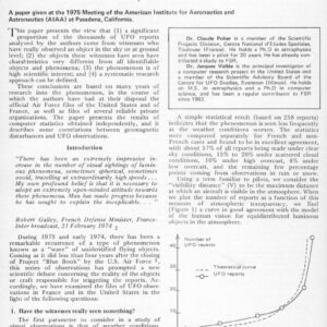 Poher-Vallee,Patterns in UFO Observations,FSR75V21N3-4