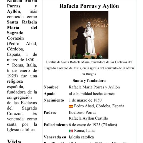 Porras y Ayllon,Rafaela,Wikipedia - Imagen 1