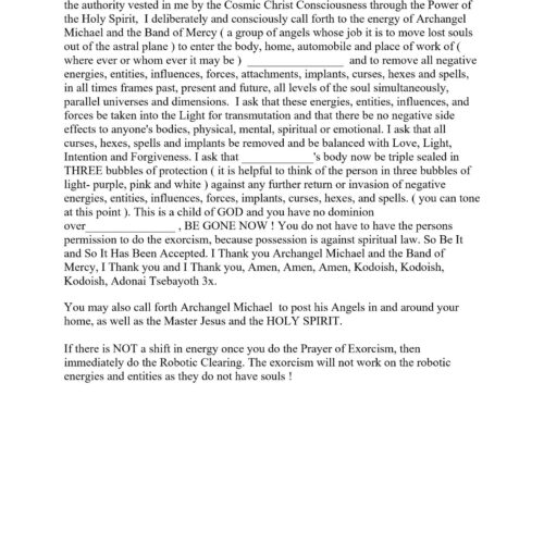 Prayer of exorcism - Imagen 1