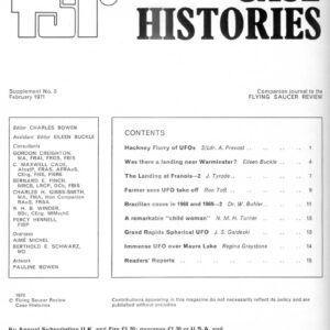 Prevost,UFOs 1970,London,FSR-CH 1971 N 3