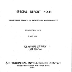 Project Blue Book,Special Report 14,ATIC 1955