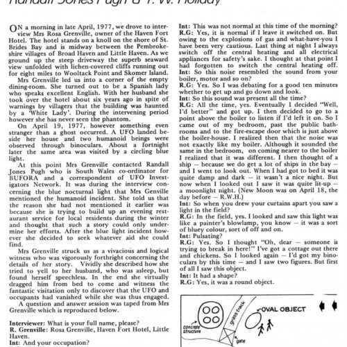 Pugh-Holiday,Humanoids 1977,Britain,FSR77V23N2 - Imagen 1