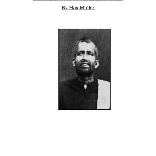 Ramakrishna,Sayings,by Max Muller - Imagen 1