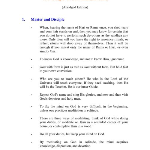 Ramakrishna,The gospel - Imagen 1