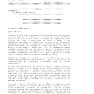 Ramatis,Comentarios por Manoel