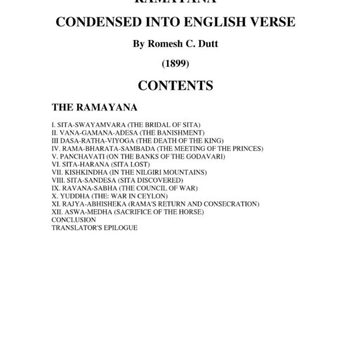 Ramayana(R.C.Dutt,1899) - Imagen 1
