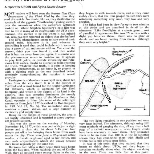 Randles,Gigantic UFO 1977 over oil refinery,FSR78V24N4 - Imagen 1