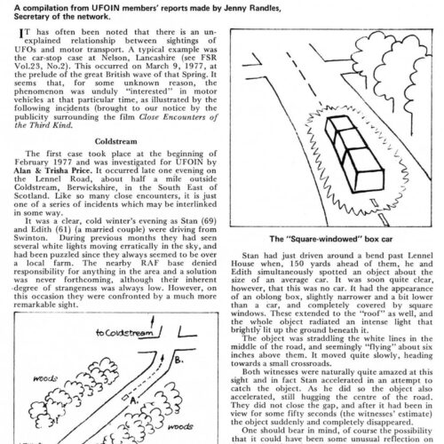 Randles,Humanoid 1977,Scotland,FSR78V24N4 - Imagen 1