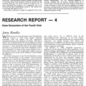Randles,Jenny,Close Encounters Fourth Kind,FSR81V26N5