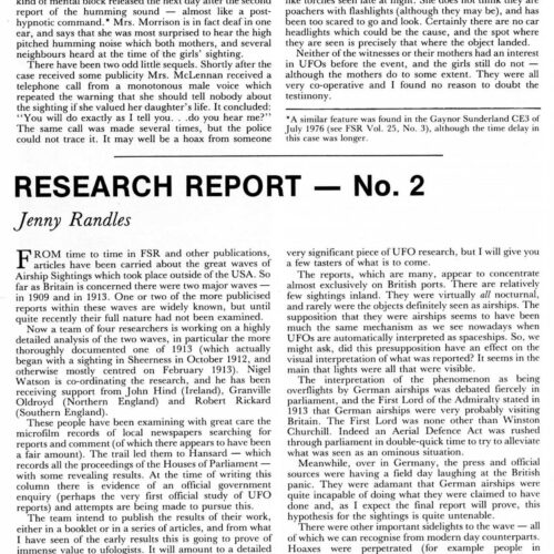 Randles,UFOs 1913,Britain,FSR80V26N2 - Imagen 1