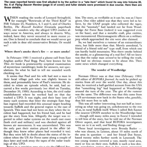 Randles,UFOs 1980,Rendlesham,Britain,FSR82V27N6 - Imagen 1