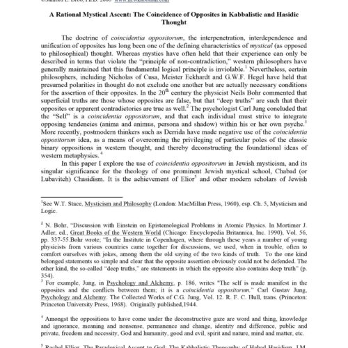 Rational mystical ascent,S.L.Drob - Imagen 1