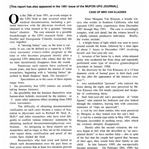 Reid,UFOs 1991,Gulf Breeze,FL,Ed Walters,FSR92V37N2 - Imagen 1