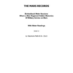 Relfe,Stephanie,The Mars records-1