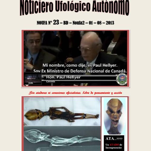 Rev. Noticiero Ufologico Autonomo,N 23,Agosto 2013 - Imagen 1