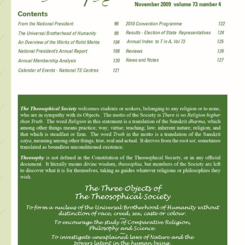 Rev. Theosophy in Australia,November 2009 - Imagen 1