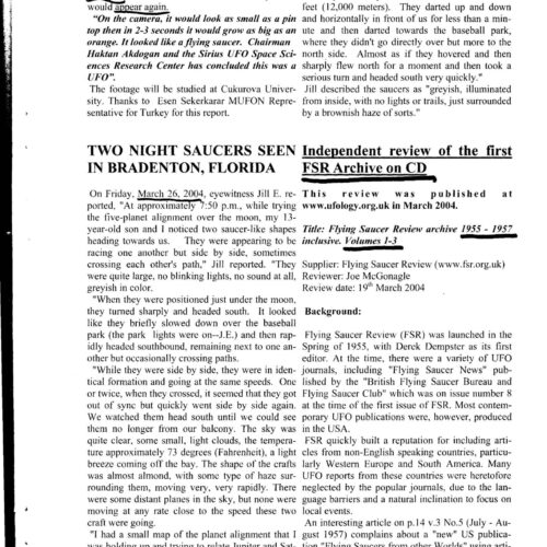 Rev.FSR 1955-1984 published on 11 CDs,FSR2004V49N1 - Imagen 1