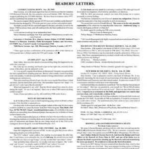 Rev.FSR,Obituaries of FSR staff consultants,FSR2000V45N1
