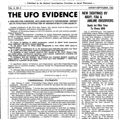 Rev.UFO Investigator,August-September 1962 - Imagen 1