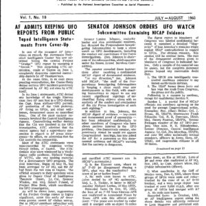 Rev.UFO Investigator,July-August 1960