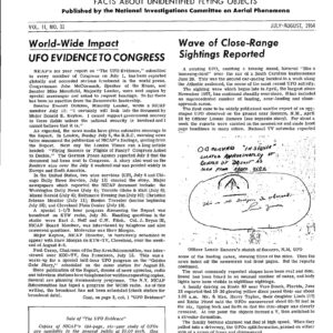 Rev.UFO Investigator,July-August 1964